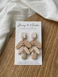 Sandstone Triple Drop Earrings