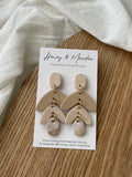 Sandstone Triple Drop Earrings